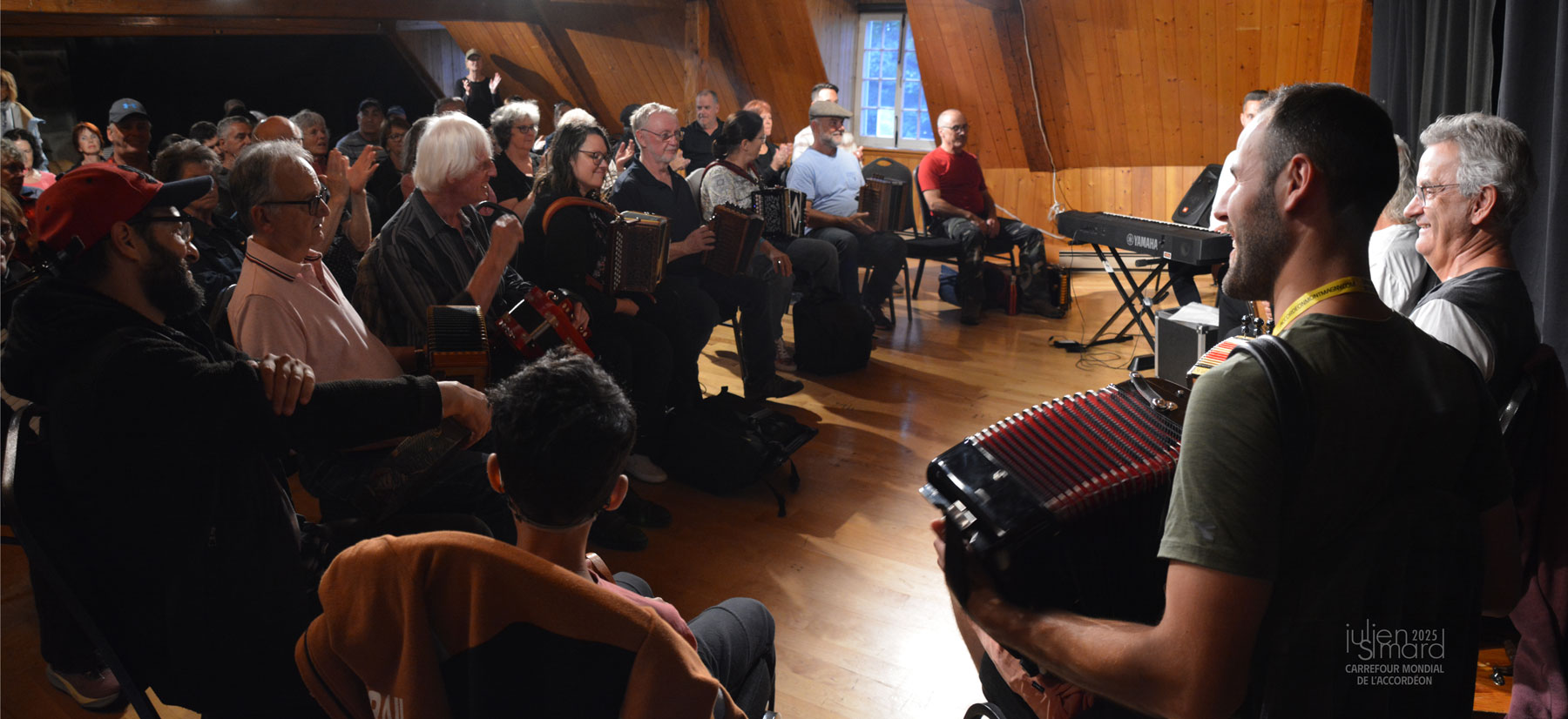 Scène intérieure du Musée - Musique Trad du Québec – Jam public.